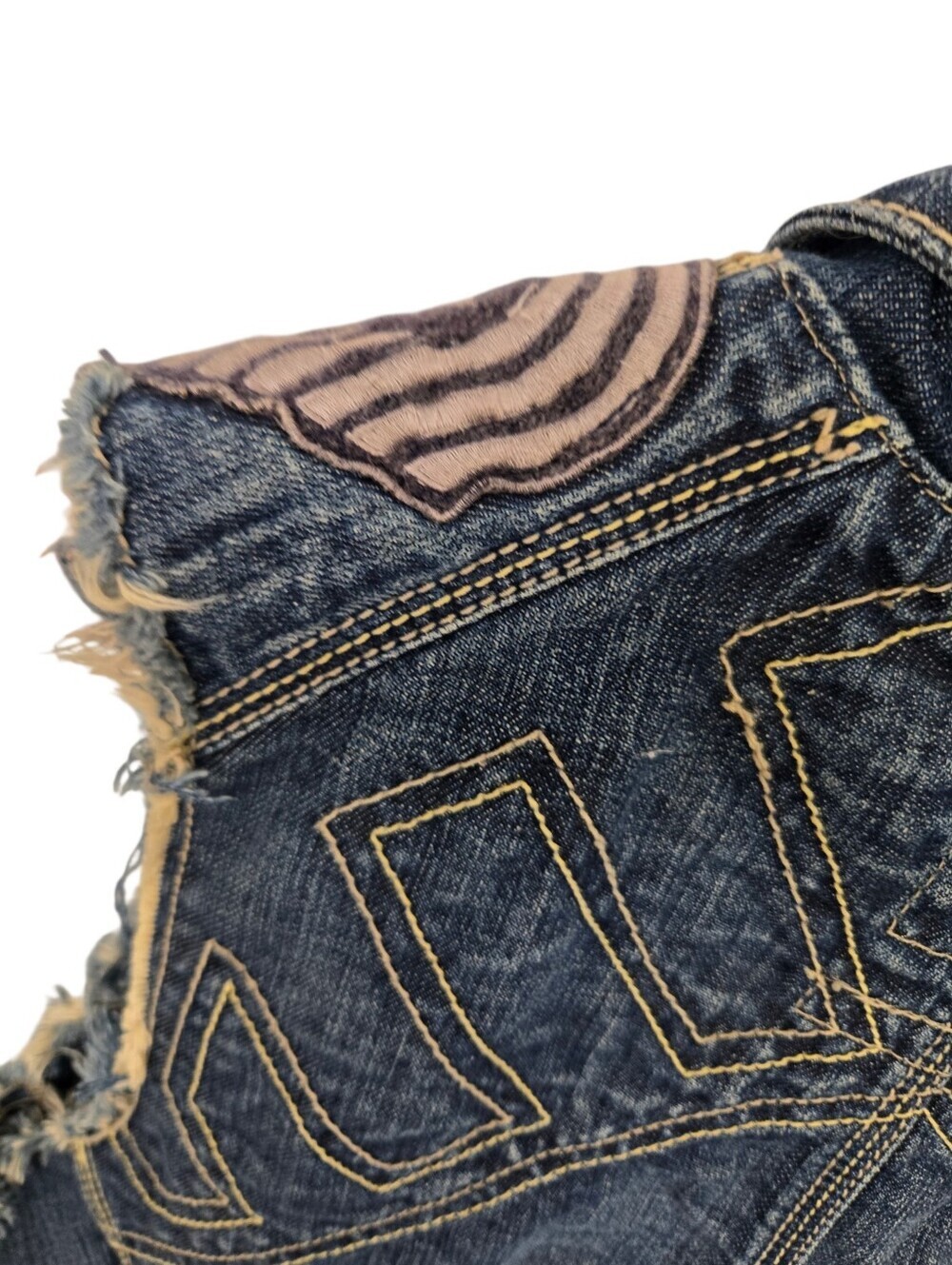 🔥🖤 Taverniti So Jeans “Stella” Denim Utility Vest | Boho Moto Festival Western - Picture 7 of 9